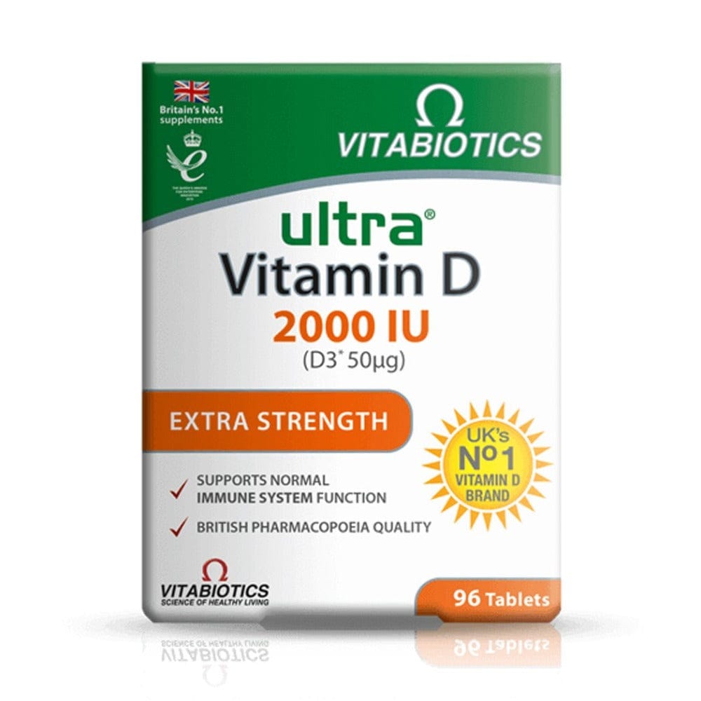 Vitabiotics Vitamins & Supplements Vitabiotics Ultra Vitamin D3* 2000 IU (50µg) 60's