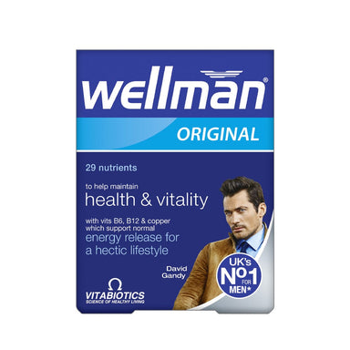 Vitabiotics Vitamins & Supplements Vitabiotics Wellman Original 30 Tablets Meaghers Pharmacy