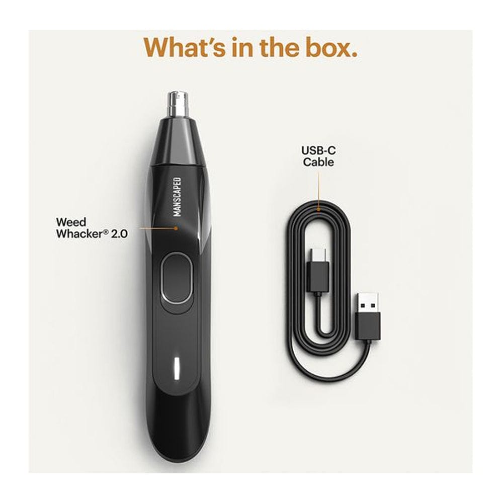 Manscaped Ear & Nose Trimmer Weed Whacker 2.0 Electric Nose & Ear Hair Trimmer