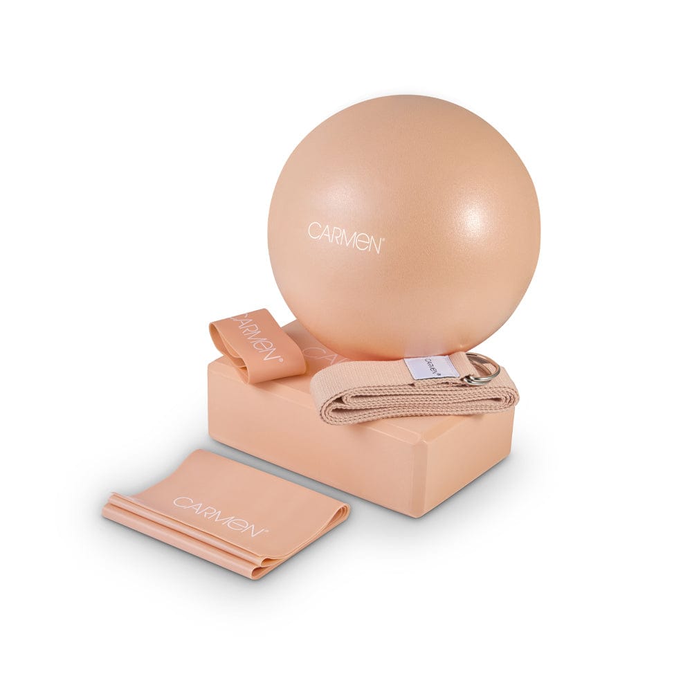 Carmen Exercise & Fitness Peach Yoga Starter Kit