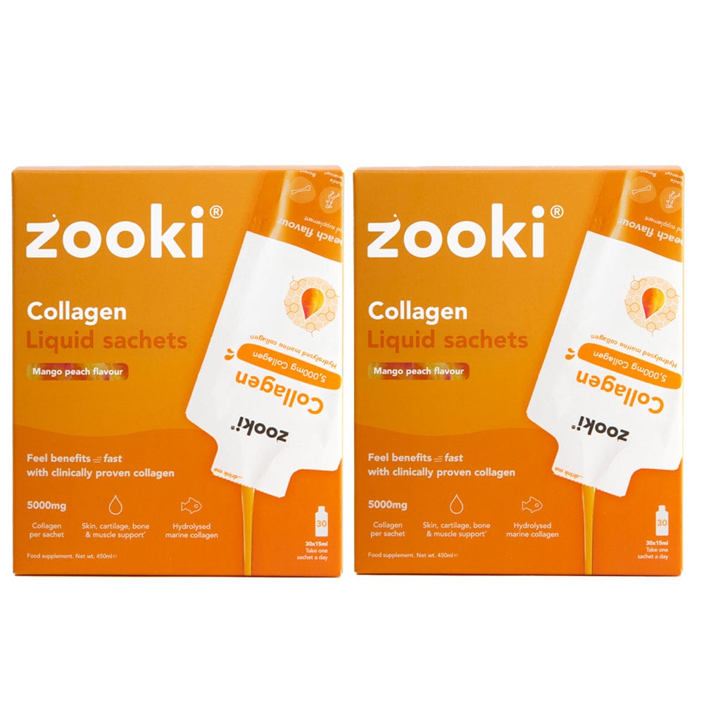 Zooki Vitamins & Supplements Zooki Collagen Mango Peach 2 Month Supply
