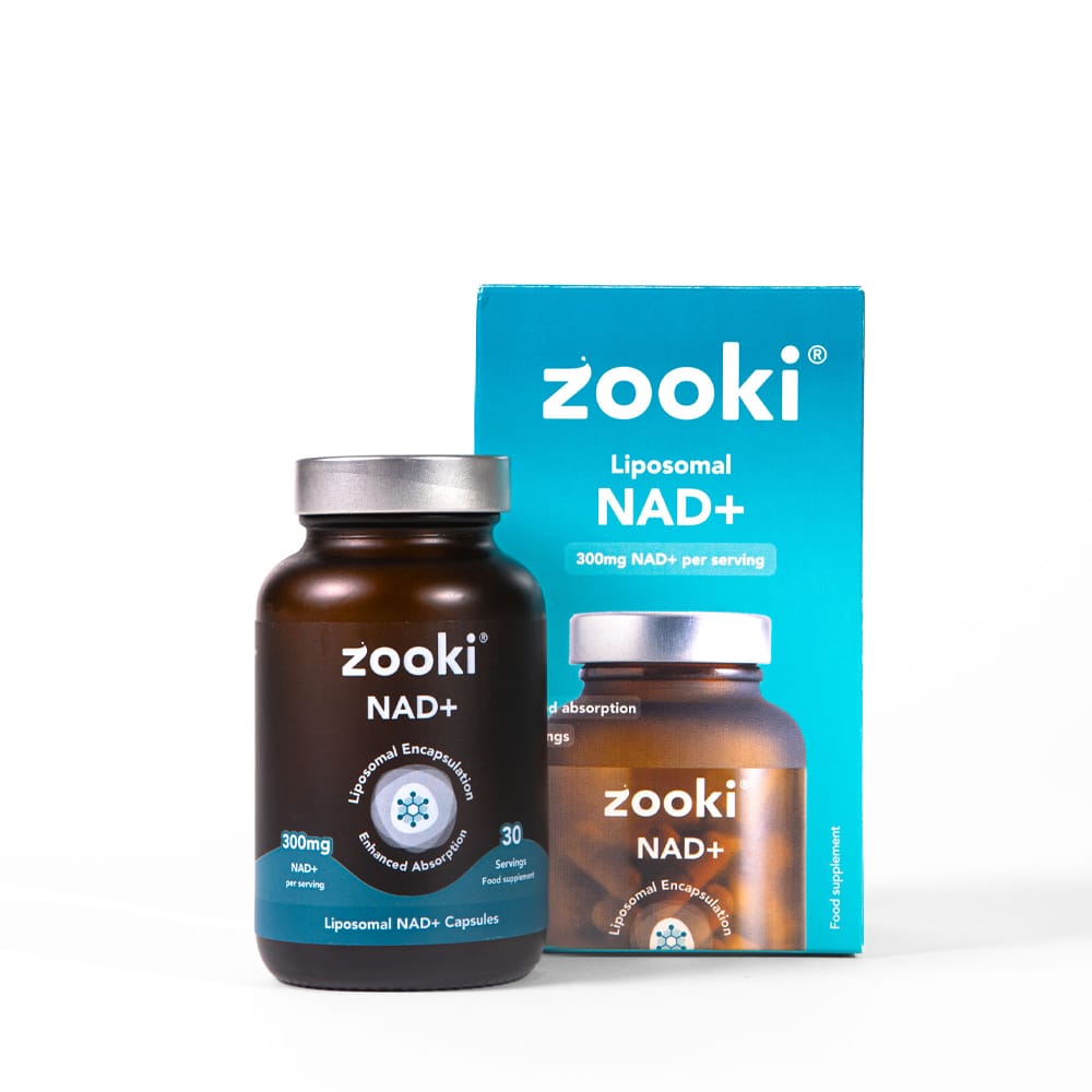 Zooki Vitamins & Supplements Zooki Liposomal NAD+ 300mg 30 Capsules
