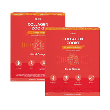 Zooki Vitamins & Supplements Zooki Super Strength Collagen Blood Orange Bundle 14s x 2