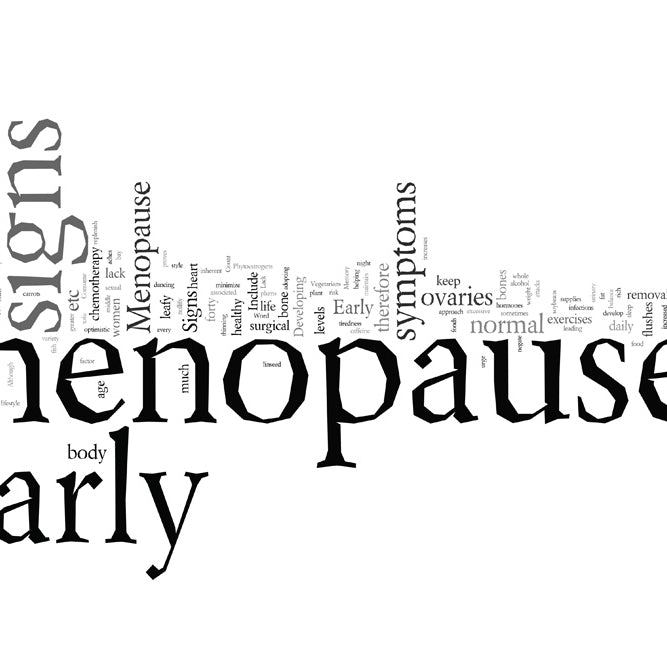 Symptoms of early menopause