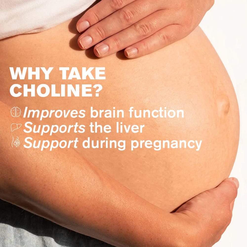 Dr.Vegan Choline 600mg Bitartrate 60 Capsules