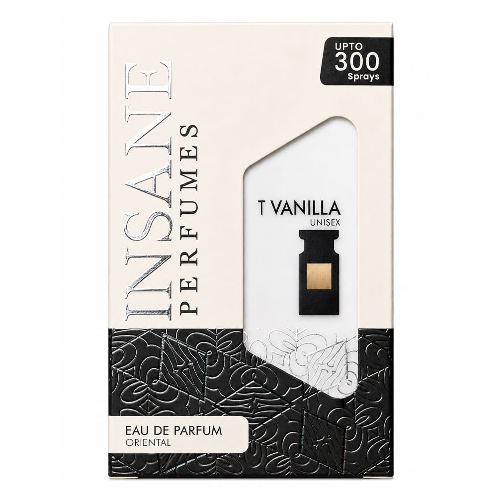 Insane Perfumes T Vanilla Unisex Eau de Parfum 20ml