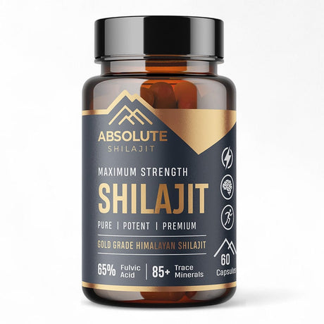 Absolute Shilajit Vitamins & Supplements Absolute Shilajit Maximum Strength 60 Capsules