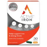 Active Iron Vitamins & Supplements Active Iron 14mg 30 Capsules
