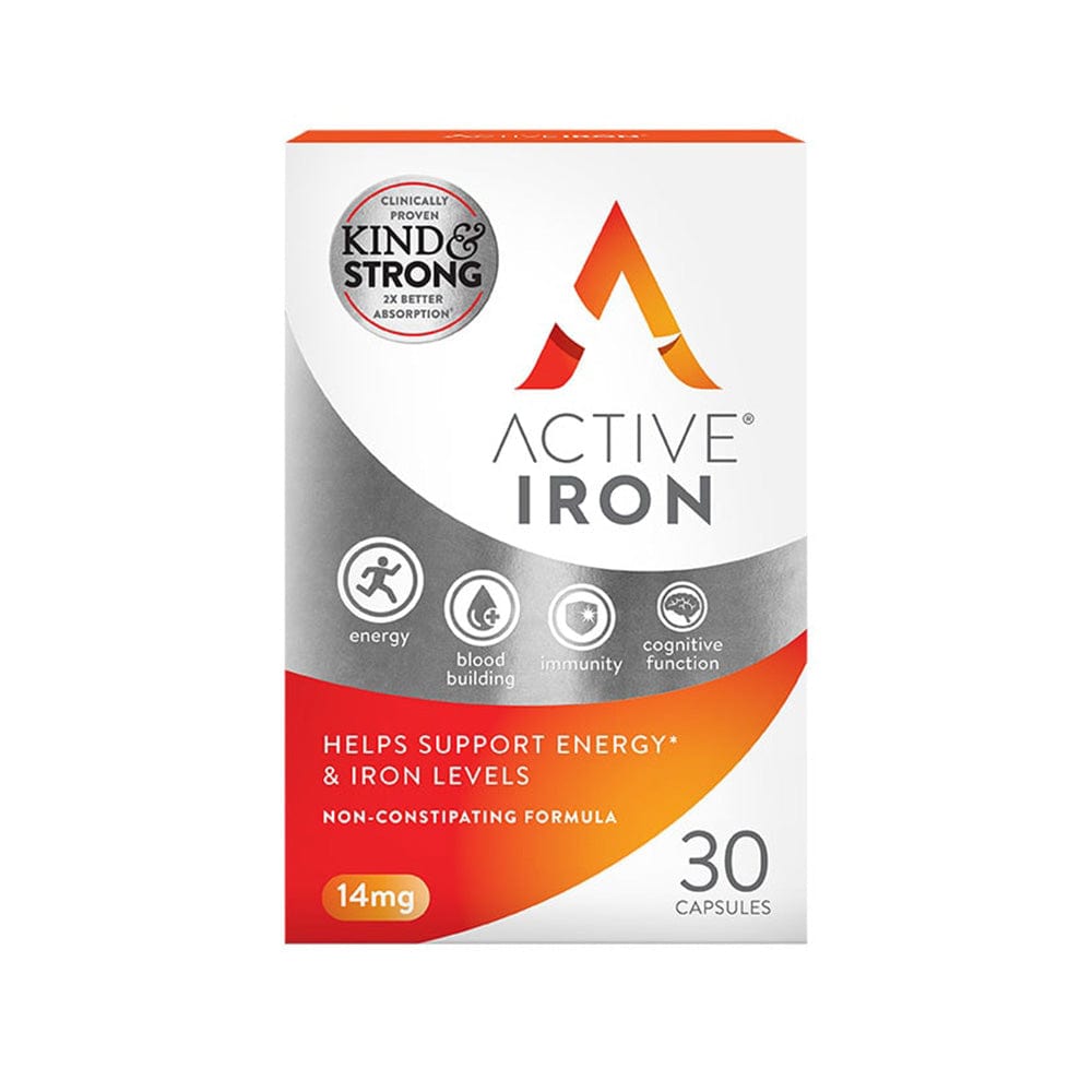 Active Iron Vitamins & Supplements Active Iron Advance 14mg 30 Capsules