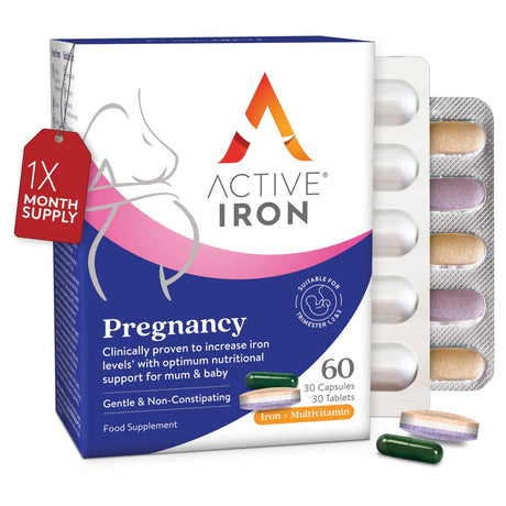 Active Iron Vitamins & Supplements Active Iron Pregnancy 60 Capsules