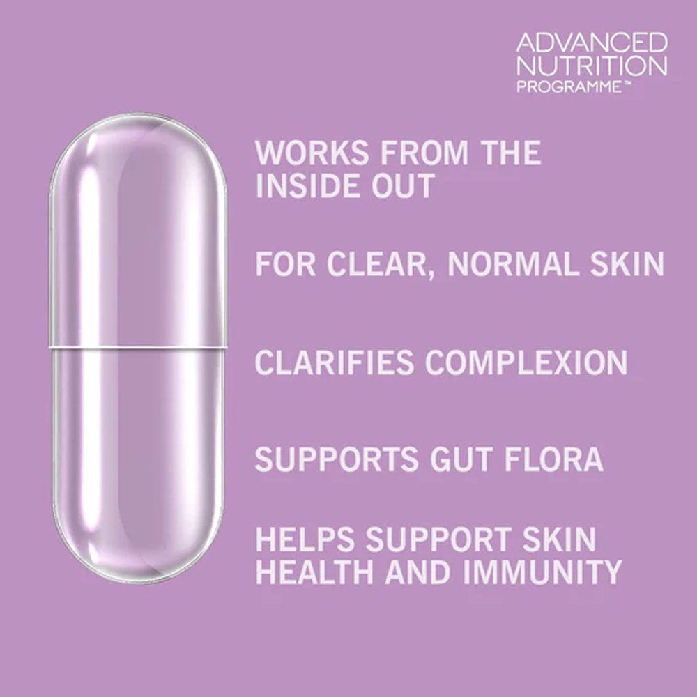 Advanced Nutrition Vitamins & Supplements Advanced Nutrition Programme Skin Clear Biome 60 Capsules