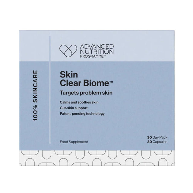 Advanced Nutrition Vitamins & Supplements 30 Capsules Advanced Nutrition Programme Skin Clear Biome
