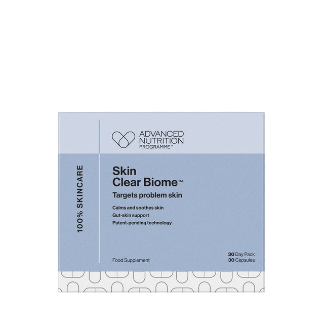 Advanced Nutrition Vitamins & Supplements 30 Capsules Advanced Nutrition Programme Skin Clear Biome