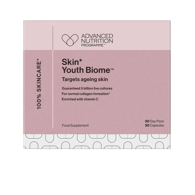 Advanced Nutrition Vitamins & Supplements 30 Capsules Advanced Nutrition Programme Skin Youth Biome