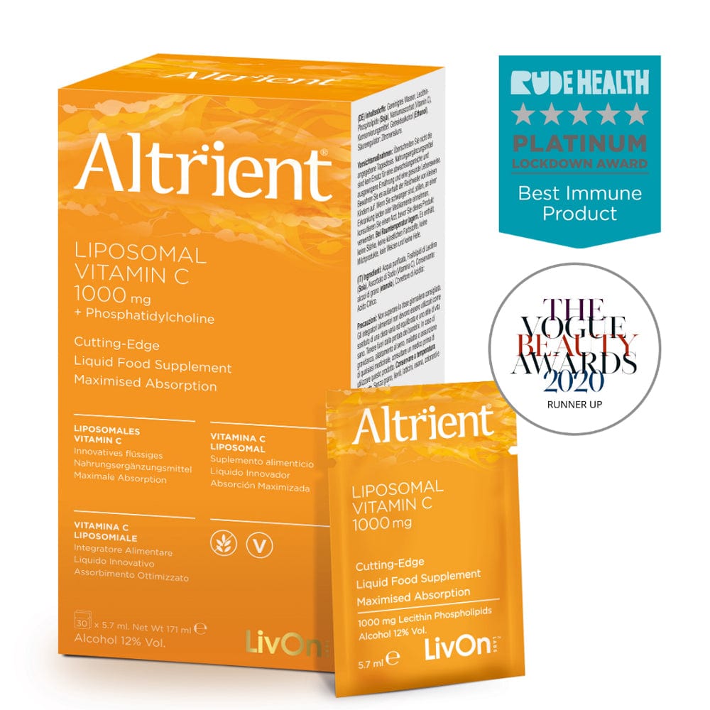 lipo vitamin c sachets Altrient Liposomal Vit 1000mg 30 GHK-CU Day Serum | Multivitamin Experience a daily dose Flavour:Blueberry Classic