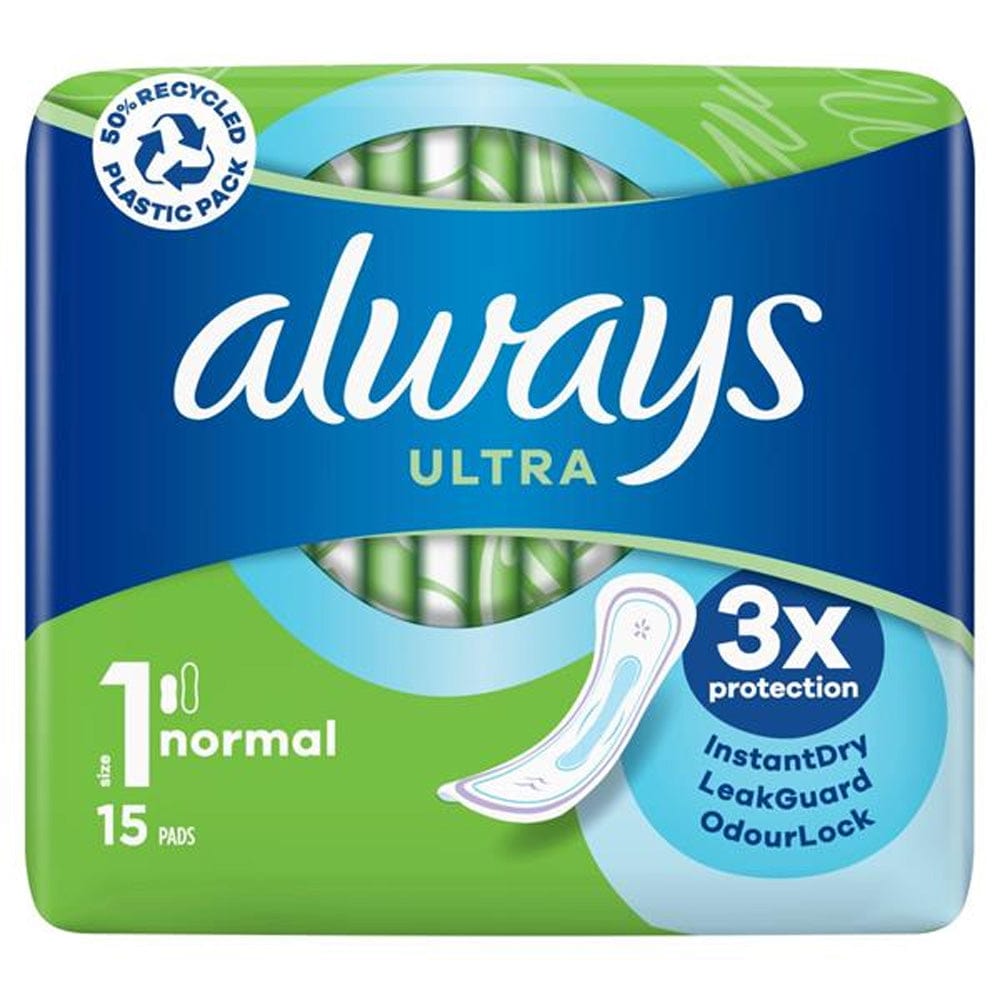 Always Ultra Normal Sanitary Towels 15 Pack