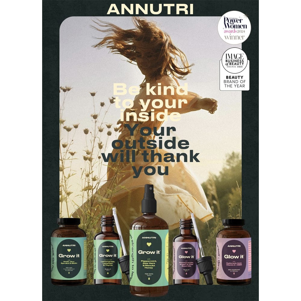 Annutri Hair Loss Treatment Annutri Grow It Hair Supplements 60 Capsules