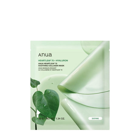 Anua Face Mask Anua Heartleaf 70 Soothing Collagen Mask (4 Pack)
