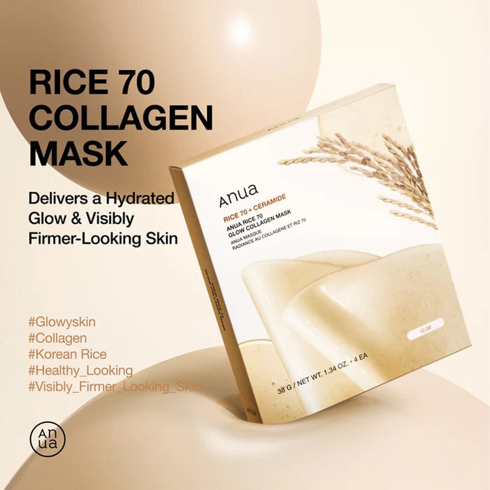 Anua Face Mask Anua Rice 70 Glow Collagen Mask (4 Pack)
