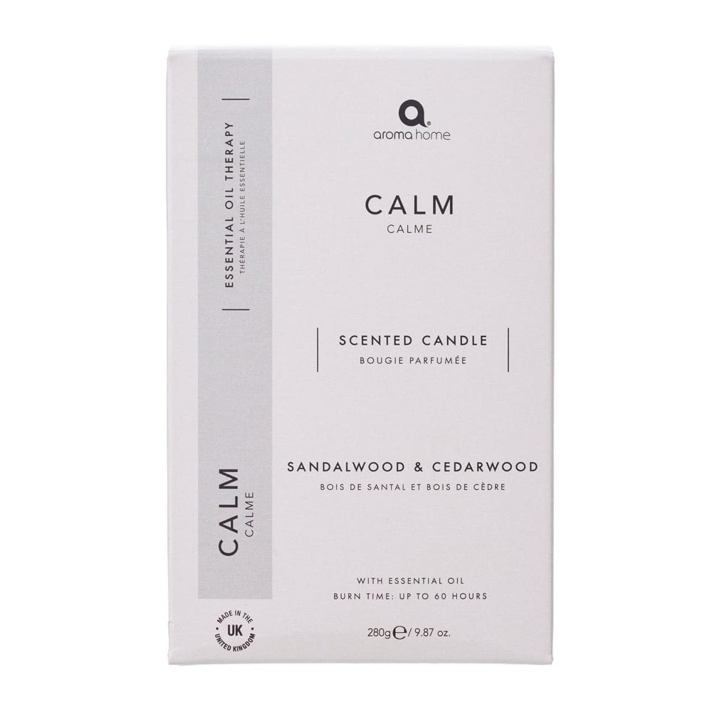 aroma home Candle Aroma Home Calm Scented Candle Sandalwood & Cedarwood