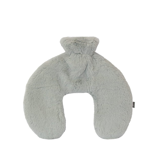 aroma home Hot Water Bottle Aroma Home Faux Fur Neck Hot Water Bottle - Grey
