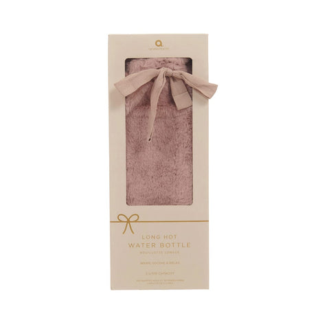 aroma home Hot Water Bottle Aroma Home Pink Faux Fur Long Hot Water Bottle