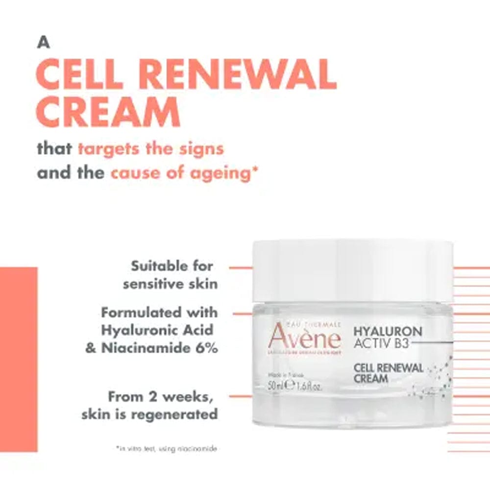Avene Day Cream Avene Hyaluron Activ B3 Cellular Renewal Cream 50ml
