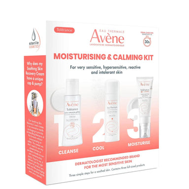 Avene Skincare Kit Avene Moisturising And Calming 3-Step Routine For Very Sensitive Skin