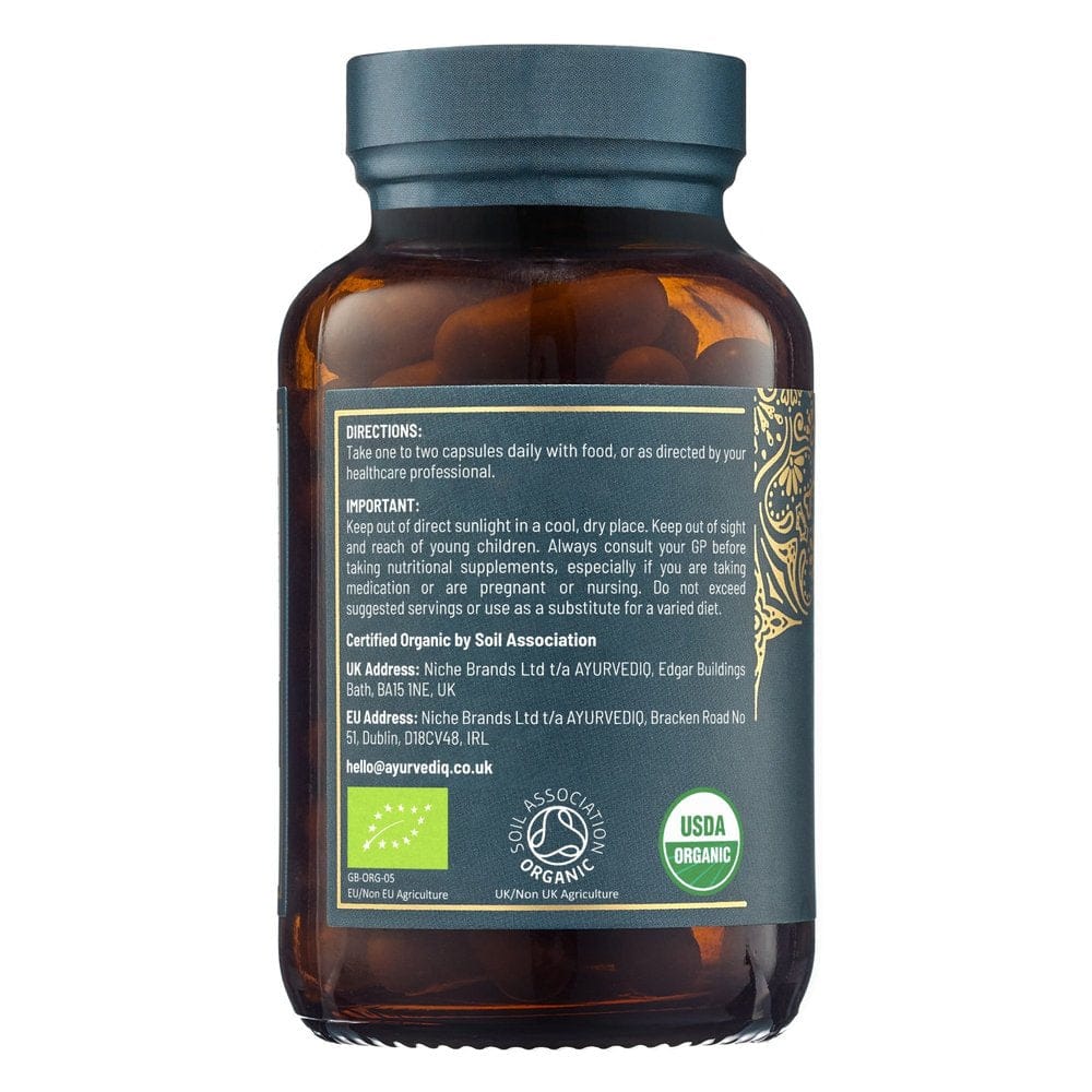 AYURVEDIQ Vitamins & Supplements Ayurvediq Organic Brahmi 60 Capsules