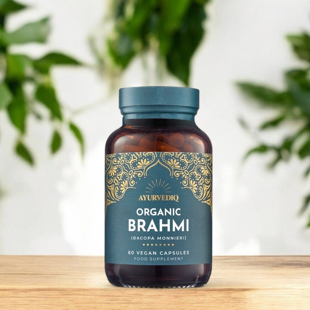 AYURVEDIQ Vitamins & Supplements Ayurvediq Organic Brahmi 60 Capsules
