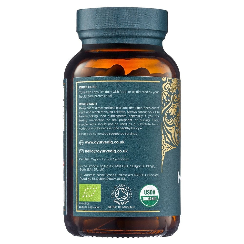 AYURVEDIQ Vitamins & Supplements Ayurvediq Organic Moringa 120 Capsules