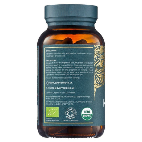 AYURVEDIQ Vitamins & Supplements Ayurvediq Organic Moringa 120 Capsules