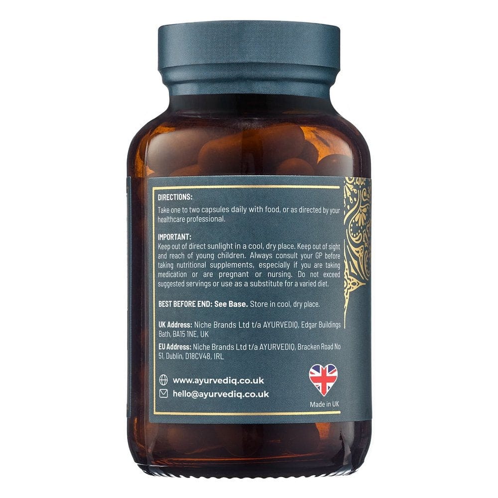 AYURVEDIQ Vitamins & Supplements Ayurvediq Shilajit and Ashwagandha 60 Capsules