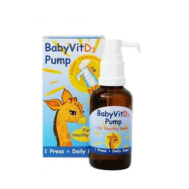Babyvit Childrens Vitamins BabyVit D3 Pure Vitamin D3 Pump