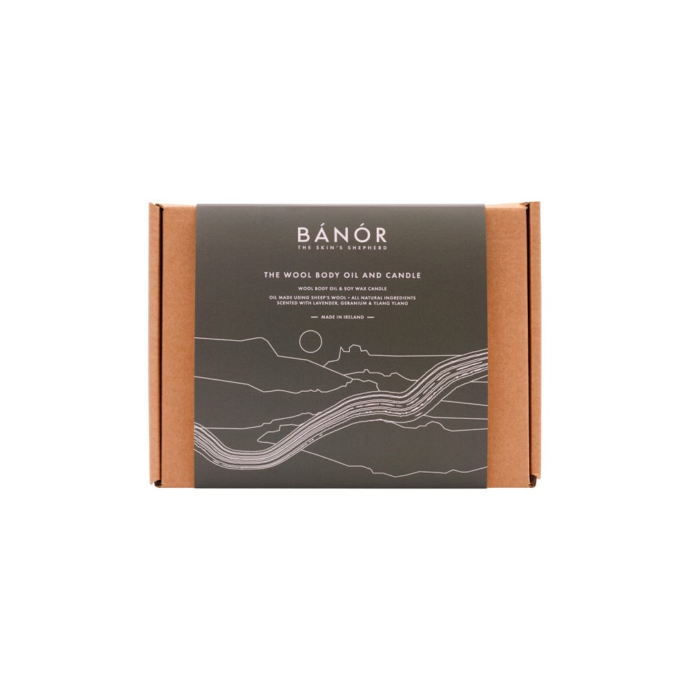 Bánór Gift Set Bánór Wool Body Oil and Candle