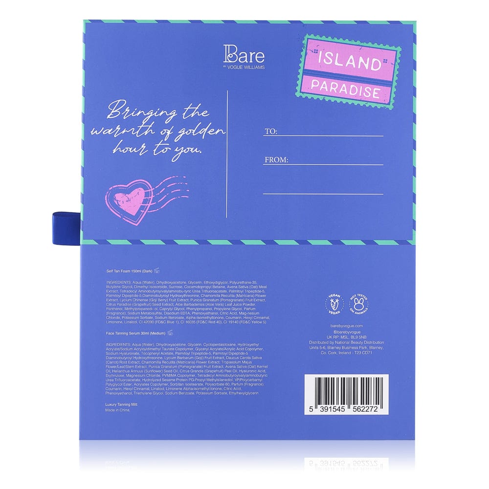 Bare By Vogue Tanning Kit Bare By Vogue Paradise Glow Gift Set