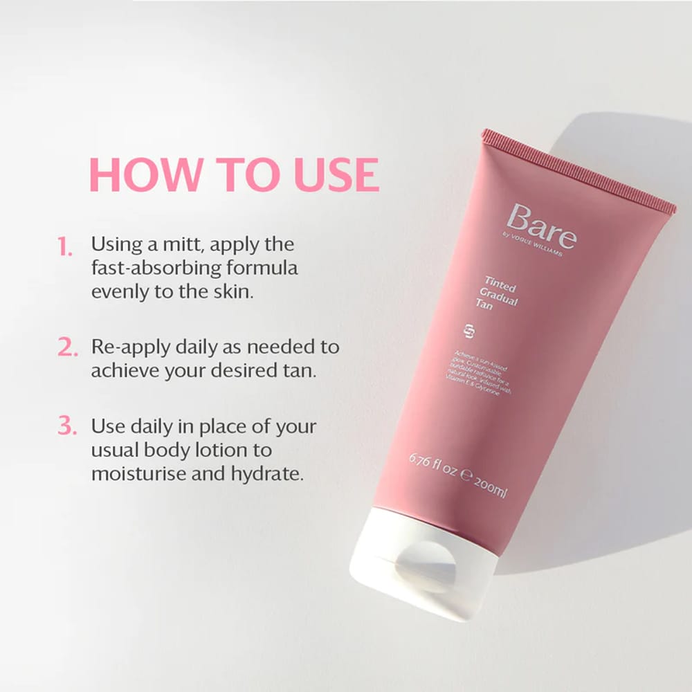 Bare By Vogue Gradual Tan Bare By Vogue Tinted Gradual Tan 200ml