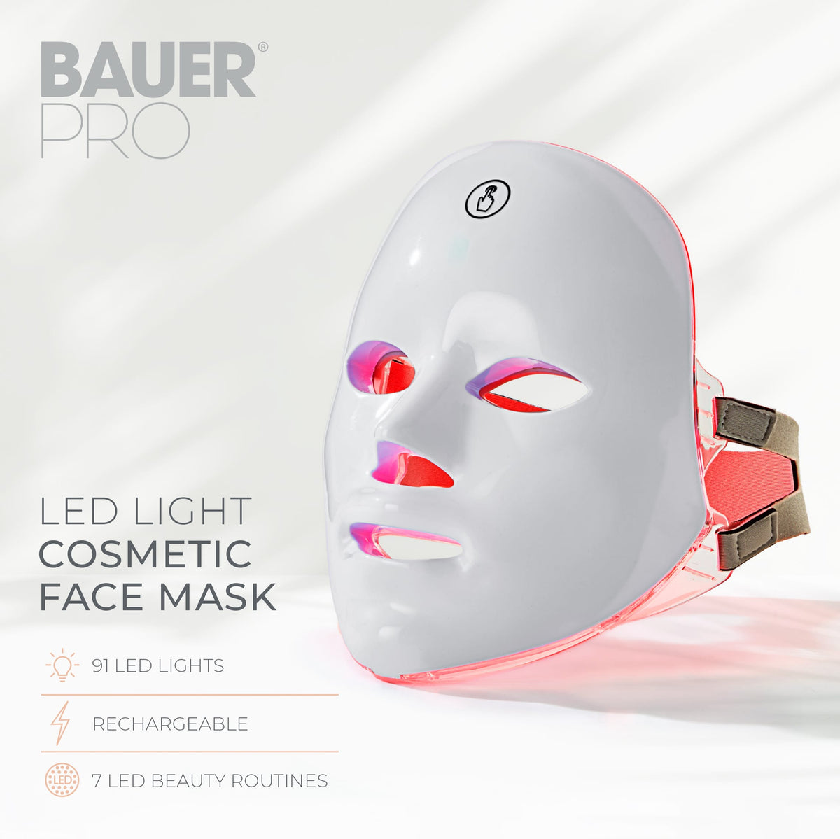 Bauer LED Face Mask Bauer Pro LED Light Mask
