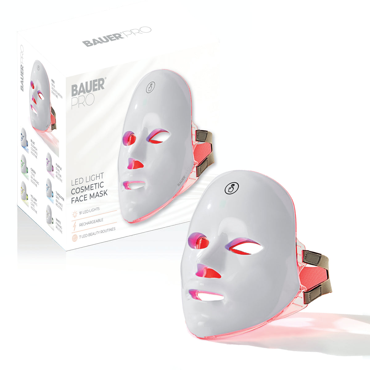 Bauer LED Face Mask Bauer Pro LED Light Mask