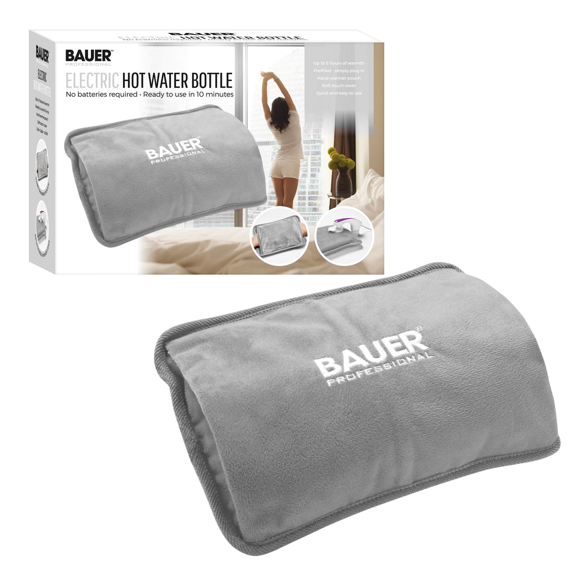 Bauer Hot Water Bottle Bauer Rechargeable Electric Hot Water Bottle