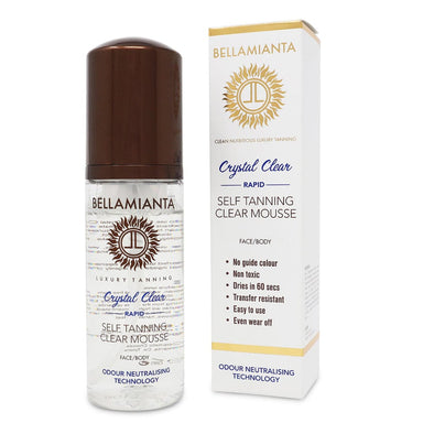 Bellamianta Tanning Mousse Bellamianta Crystal Clear Self Tanning Clear Mousse 150ml