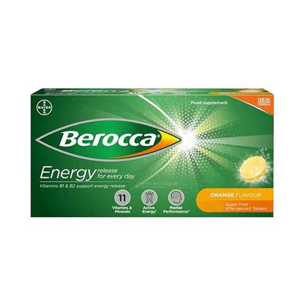 Berocca Orange Effervescent Tablets 45-Count