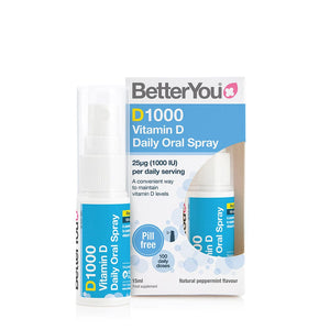 You added <b><u>BetterYou D1000 Vitamin D Daily Oral Spray 15ml</u></b> to your cart.