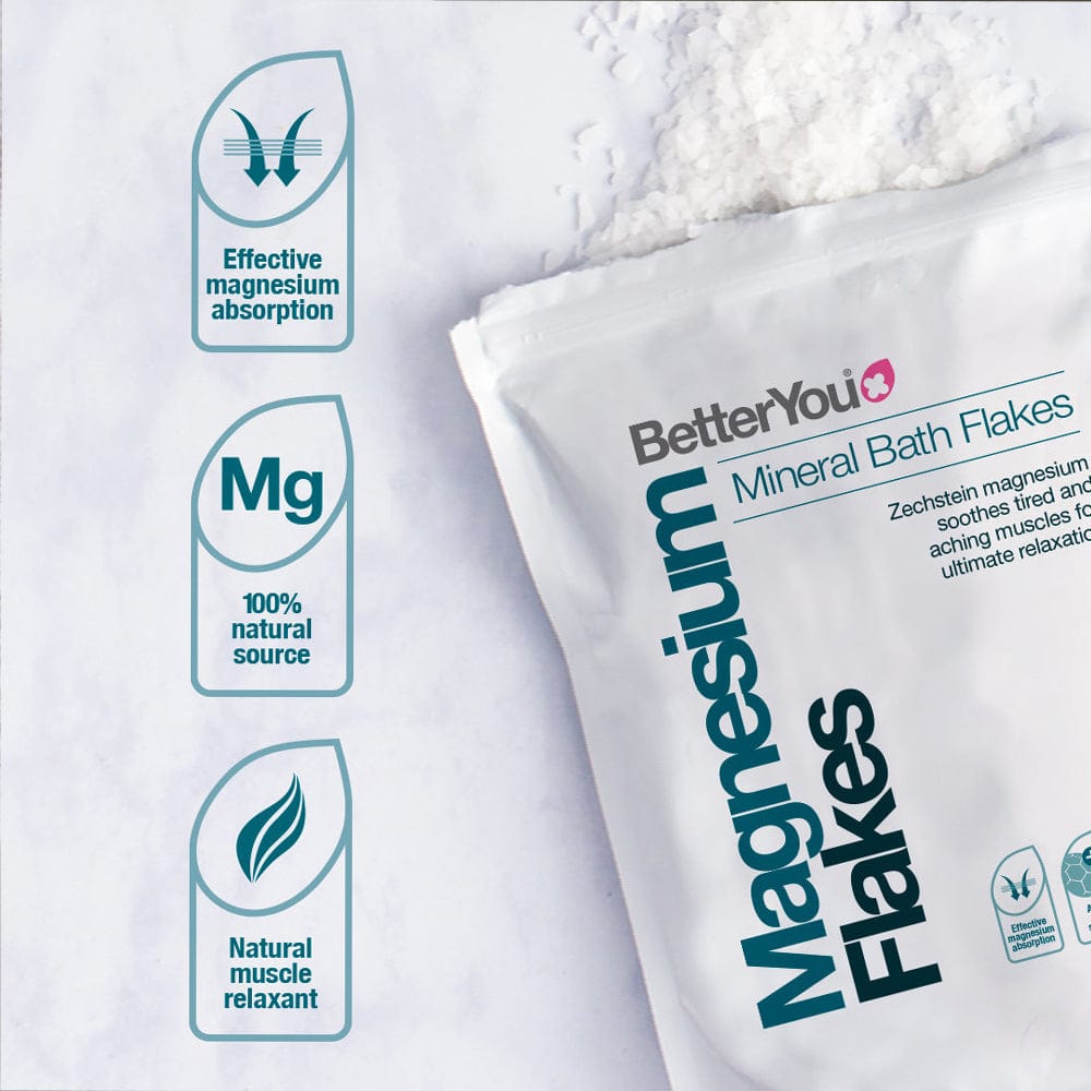 BetterYou Bath Salts BetterYou Pure Magnesium Bath Flakes