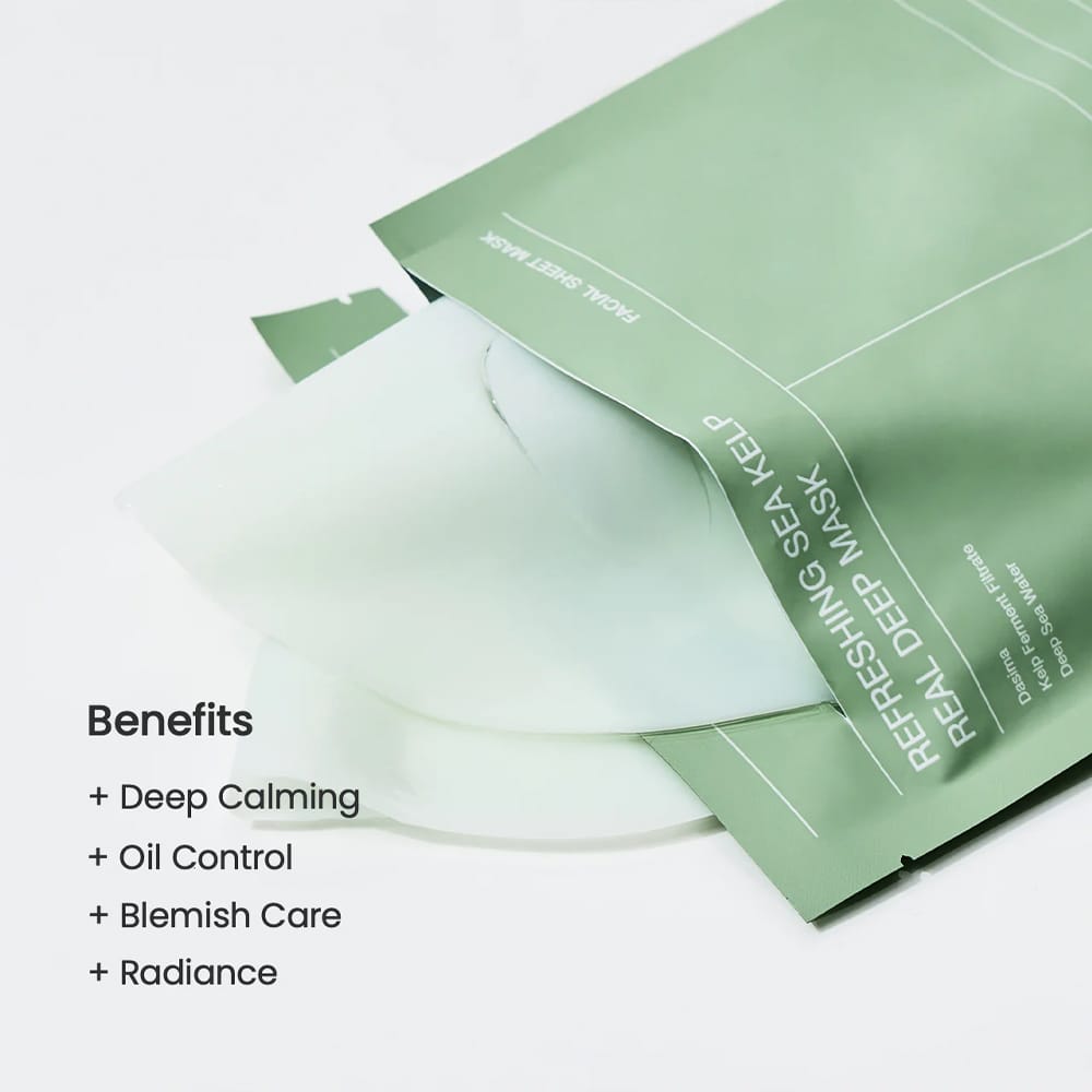 Biodance Face Mask Biodance Refreshing Sea Kelp Real Deep Mask - 4 Sheets