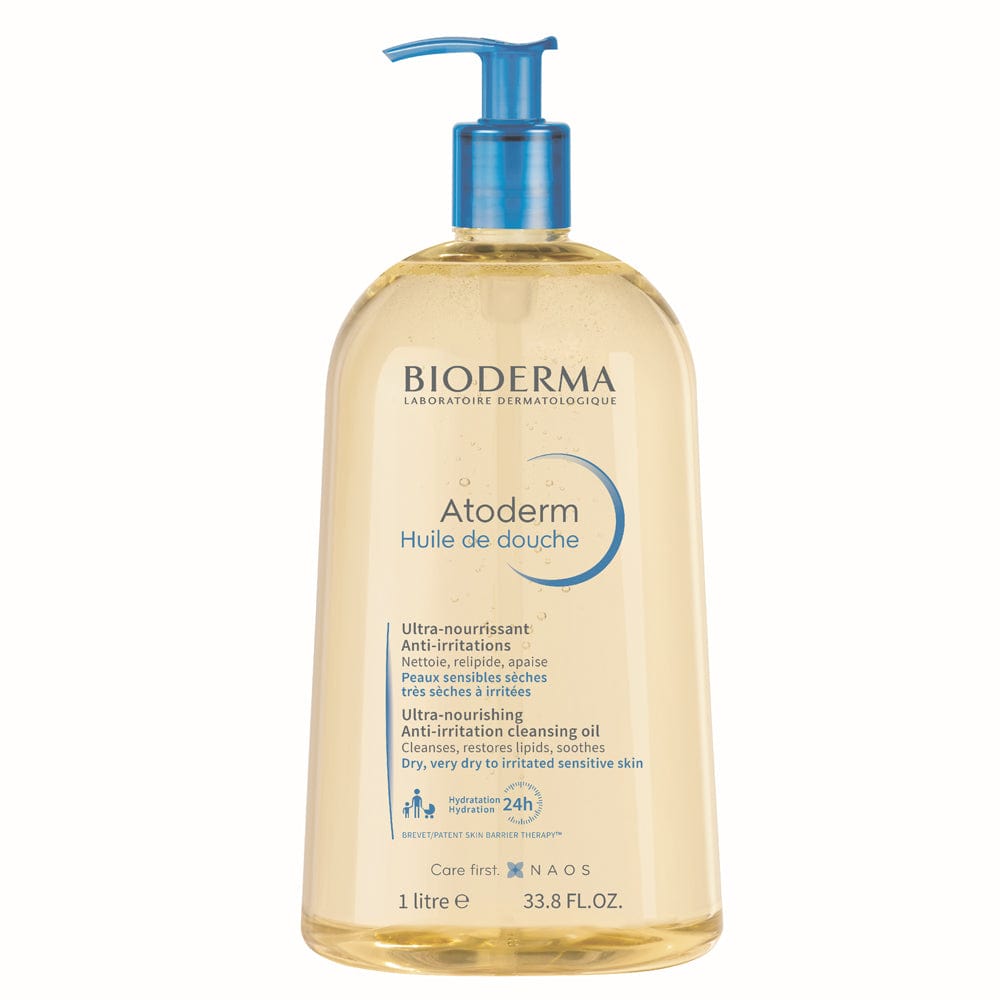 Bioderma Shower Oil 1 Litre Bioderma Atoderm Ultra-Nourishing Anti-Irritation Shower Oil