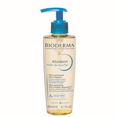 Bioderma Shower Oil 200ml Bioderma Atoderm Ultra-Nourishing Anti-Irritation Shower Oil Meaghers Pharmacy