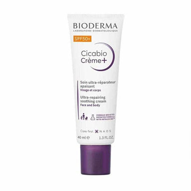 Bioderma Moisturiser With Spf Bioderma Cicabio Ultra Reparing Soothing Cream SPF50+ 40ml