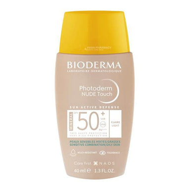 Bioderma Tinted Suncream Bioderma Photoderm Nude Touch SPF50+ Light Tint Sunscreen