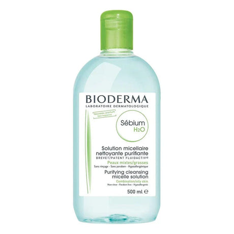 Bioderma Micellar Water 500ml Bioderma Sebium H2O Purifying Cleansing Micellar Water